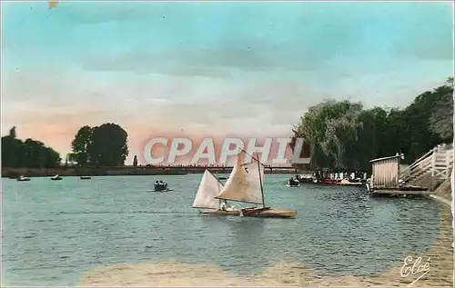 Moderne Karte Vichy (Allier) Les Bords de l'Allier Pedalos et Canotage