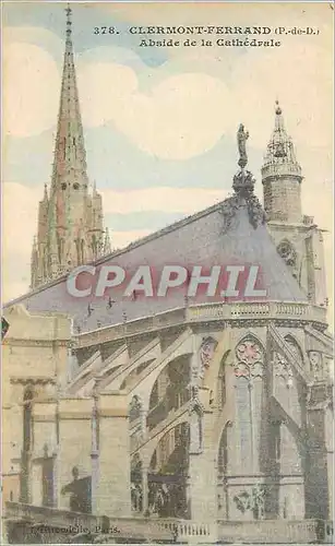 Cartes postales Clermont Ferrand (P de D) Abside de la Cathedrale