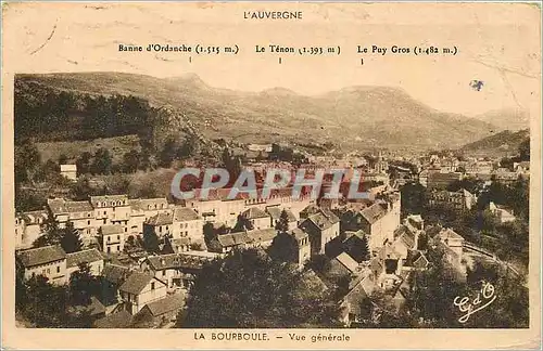 Cartes postales La Bourboule L'Auvergne Vue Generale