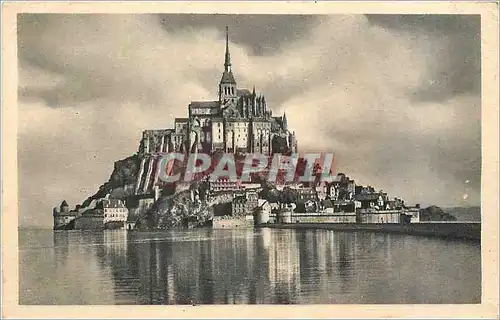 Cartes postales Abbaye de Mont Saint Michel Vue Generale Facade Sud