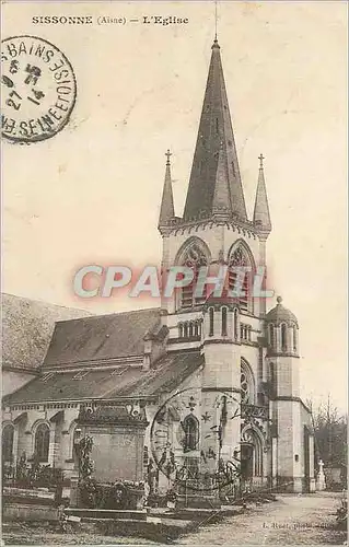 Cartes postales Sissonne (Aisne) L'Eglise