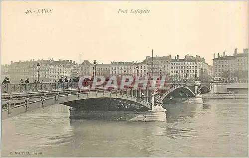 Cartes postales Lyon Pont Lafayette