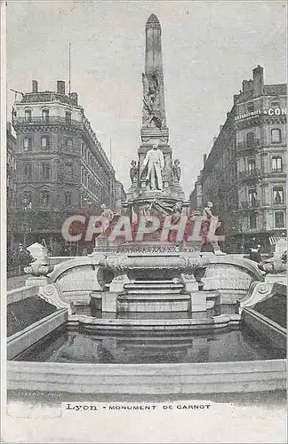 Cartes postales Lyon Monument de Carnot