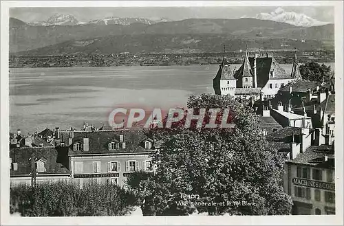 Cartes postales moderne Lyon Vue Generale et le Mt Blanc
