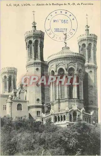 Ansichtskarte AK Lyon Abside de la Basilique de N D de Fourviere