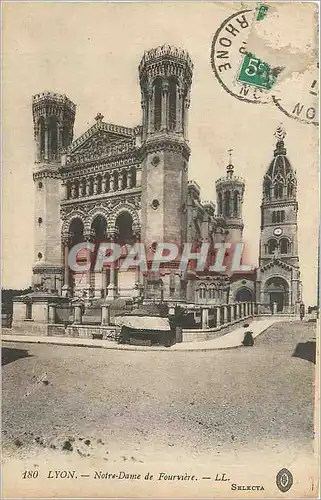 Cartes postales Lyon Notre Dame de Fourviere