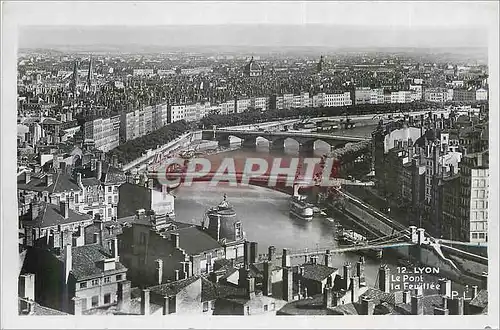 Cartes postales moderne Lyon Le Pont La Feuillee