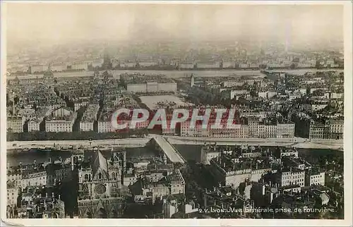 Cartes postales moderne Lyon Vue Generale prise de Fourviere