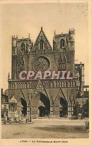 Cartes postales Lyon La Cathedrale Saint Jean