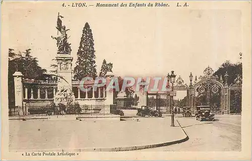 Ansichtskarte AK Lyon Monument des Enfants de Rhone