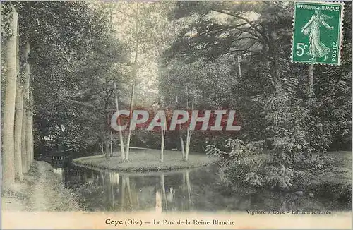Cartes postales Coye (Oise) Le Parc de la Reine Blanche