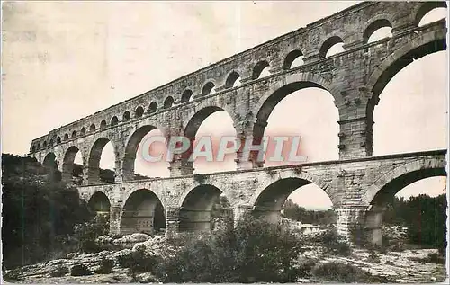 Moderne Karte Nimes le Pont du Gard