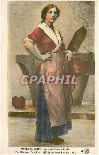Cartes postales Musee de Dijon Porteuse d'Eau a Venise