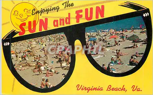 Moderne Karte Virginia Beach Sun and Fun