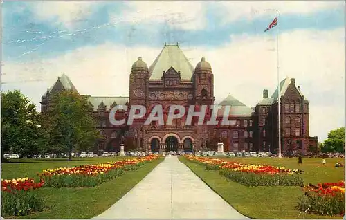 Cartes postales moderne Toronto Ontario Parliament Buildings and Tulips
