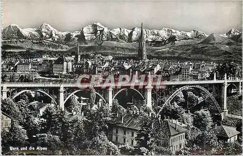 Cartes postales moderne Bern und Die Alpen