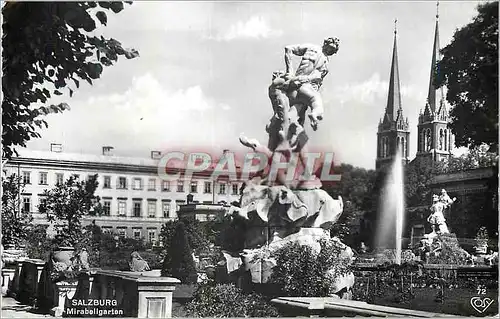 Cartes postales moderne Salzburg Mirabellgarten