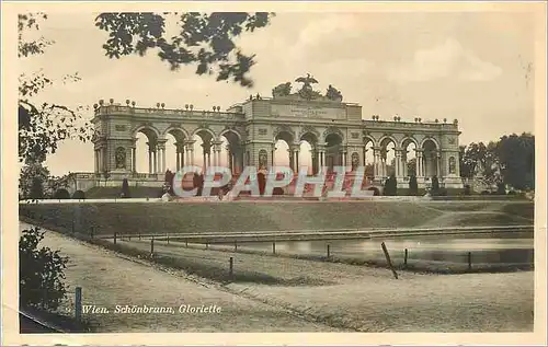 Moderne Karte Wien Schonbrunn Gloriette