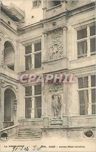 Cartes postales Caen La Normandie Ancien Hotel Levallois