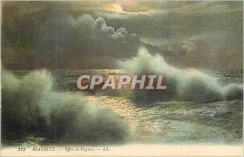 Cartes postales Biarritz Effet des Vagues
