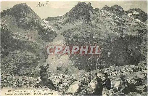 Ansichtskarte AK Environs de Cauterets Chemin du Vignemale Pic de Chabarrou