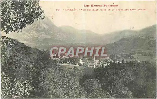 Ansichtskarte AK Argeles Les Hautes Pyrenees Vue Generale prise de la Route des Eaux Bonnes