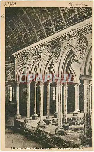 Cartes postales Le Mont Saint Michel Le Cloitre (XIIIe Siecle)
