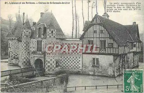 Cartes postales Lisieux et ses Environs Chateau de St Germain de Livet