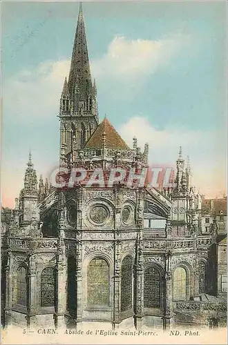 Cartes postales Caen Abside de l'Eglise Saint Pierre