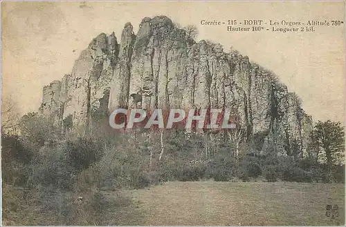Cartes postales Bort Correze Les Orgues Altitude 780 m