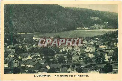 Ansichtskarte AK Gerardmer Vue Generale prise des Goultridos