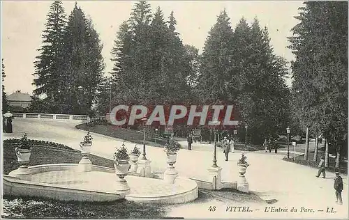 Cartes postales Vittel L'Entree du Parc