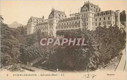 Cartes postales Evian les Bains Splendide Hotel