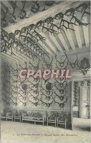 Cartes postales La Celle les Bordes Grand Salon des Massucres Chasse