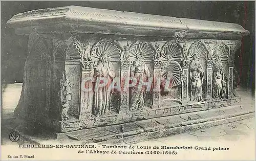Cartes postales Ferrieres en Gatinais Tombeau de Louis de Blanchefort Grand prieur