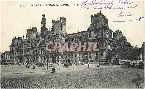 Cartes postales Paris L'Hotel de Ville