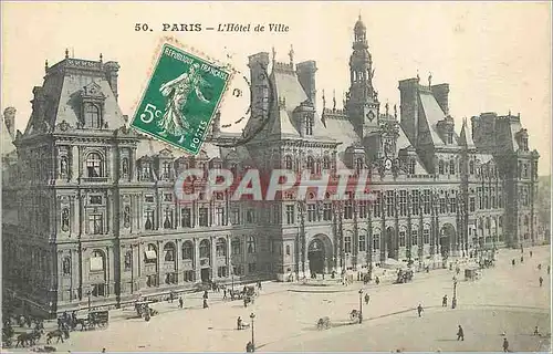 Cartes postales Paris L'Hotel de Ville