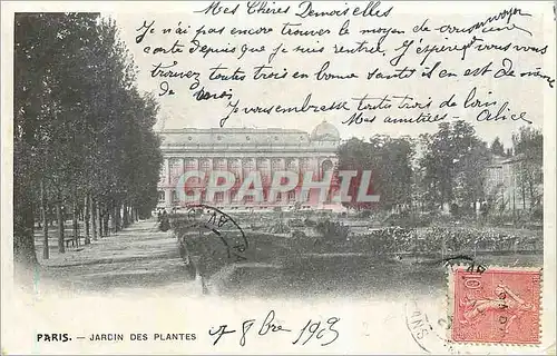 Cartes postales Paris Jardin des Plantes (carte 1900)