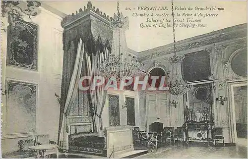 Cartes postales Versailles Palais du Grand Trianon Chambre a Coucher de la Reine d'Angleterre