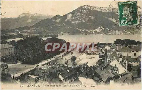 Ansichtskarte AK Annecy Vue prise de la Tourelle du Chateau