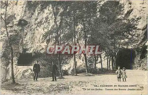 Cartes postales Excursion en Franche Comte Le Col des Roches