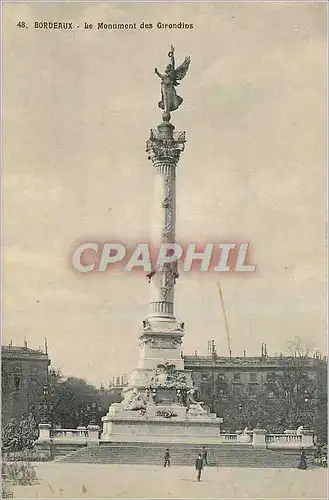 Cartes postales Bordeaux Le Monument des Girondins