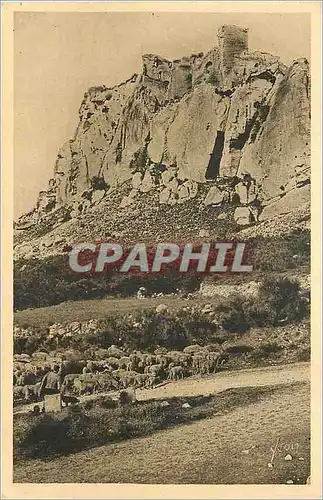 Ansichtskarte AK Les Baux Paysages et Pierres de Provence La Douce France Berger Moutons