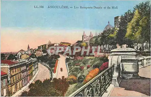 Cartes postales Angouleme Les Remparts Dasaix et du Midi