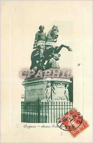 Cartes postales Cognac Statue Francais
