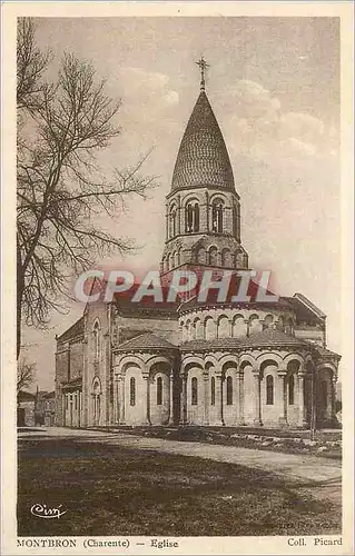 Cartes postales Montbron (Charente) Eglise