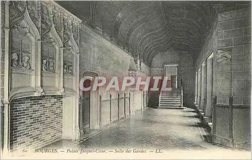 Cartes postales Bourges Palais Jacques Coeur Salle des Gardes