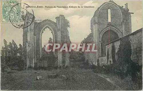 Ansichtskarte AK Angouleme Ruines de l'ancienne Abbaye de la Couronne