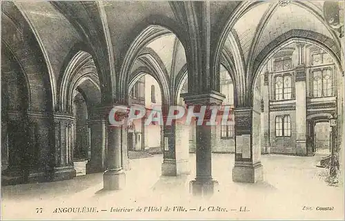 Cartes postales Angouleme Interieur de l'Hotel de Ville Le Cloitre