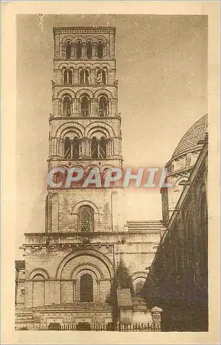 Ansichtskarte AK Angouleme L Clocher de la Cathedrale